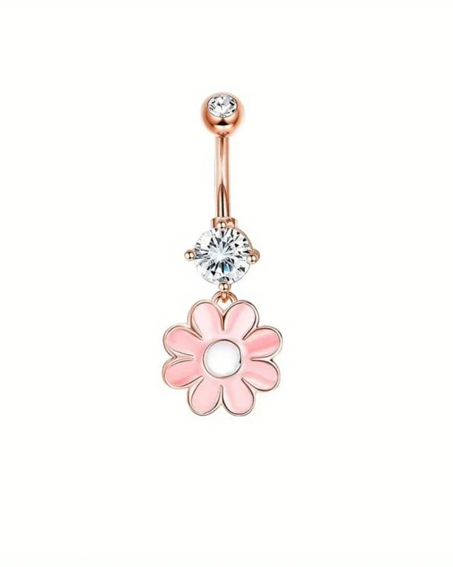 BESTEEL Belly Button Rings Stainless Steel Nipple Rings 14G Navel Barbell Belly Piercing Nipple Piercing Jewelry for Women
