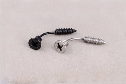 Tidal Current Personality Stainless Steel Screw Belly Button Rings Belly Button Piercing Belly Piercing Jewelry For Women