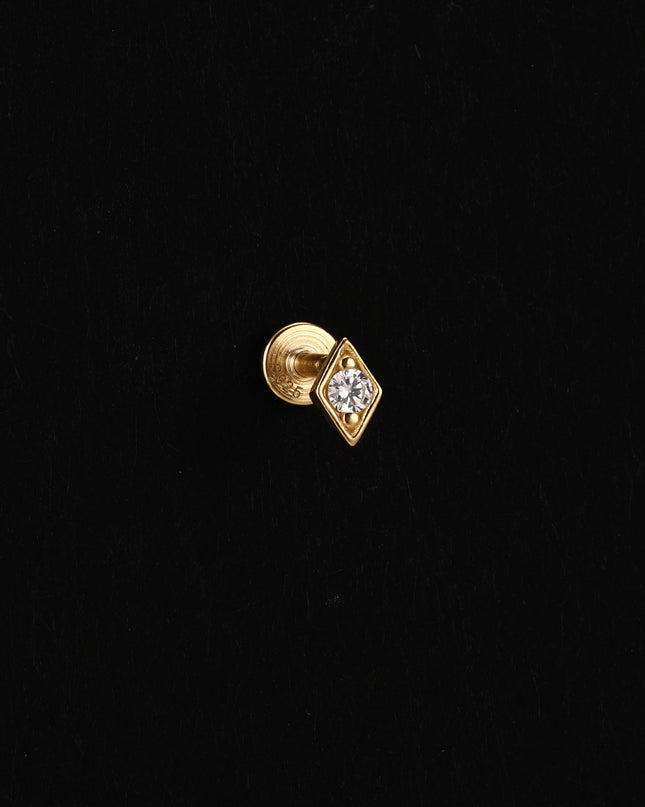AIDE Heart Round Ball Flat Helix Piercing Earring 925 Sterling Silver Ear Studs Geometric Zircon Exquisite Trinket Studs Aretes