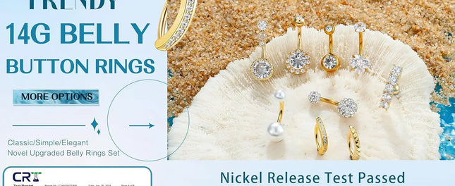 Bobisty Belly Button Bar for Women 316L Surgical Stainless Steel Button Piercing Belly Button Rings Navel Belly Piercing Jewelry