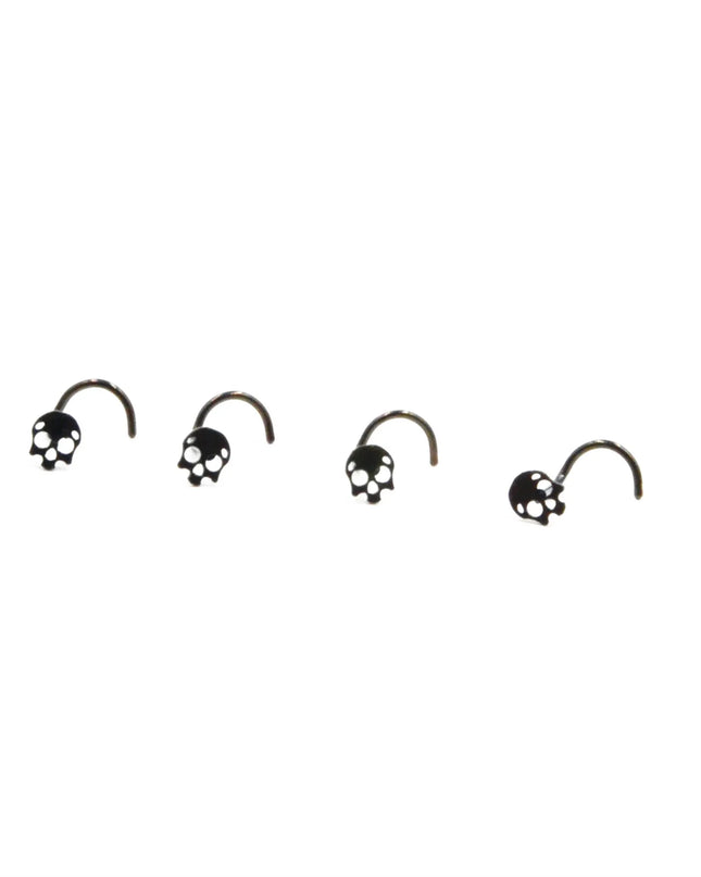 1pcs 20G Stainless Steel Nose Stud Rings for Women Nose Piercing Bend Butterfly Nose Ring Earring Nose Studs Piercing Jewelry