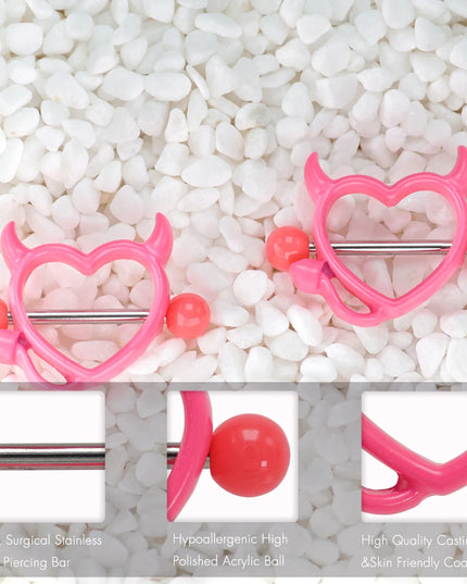 1Pair Surgical Steel Nipple Rings Nipple Piercing Bar Jewelry for Women Men with Sparkle CZ 14G Barbell Body Jewelry Accessories