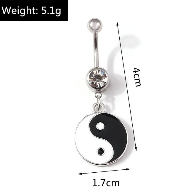 Cute Christmas Tree Belly Button Rings for Women Sexy Piercing Body Jewelry Navel Rings Girls Party Festival Jewelry Gifts