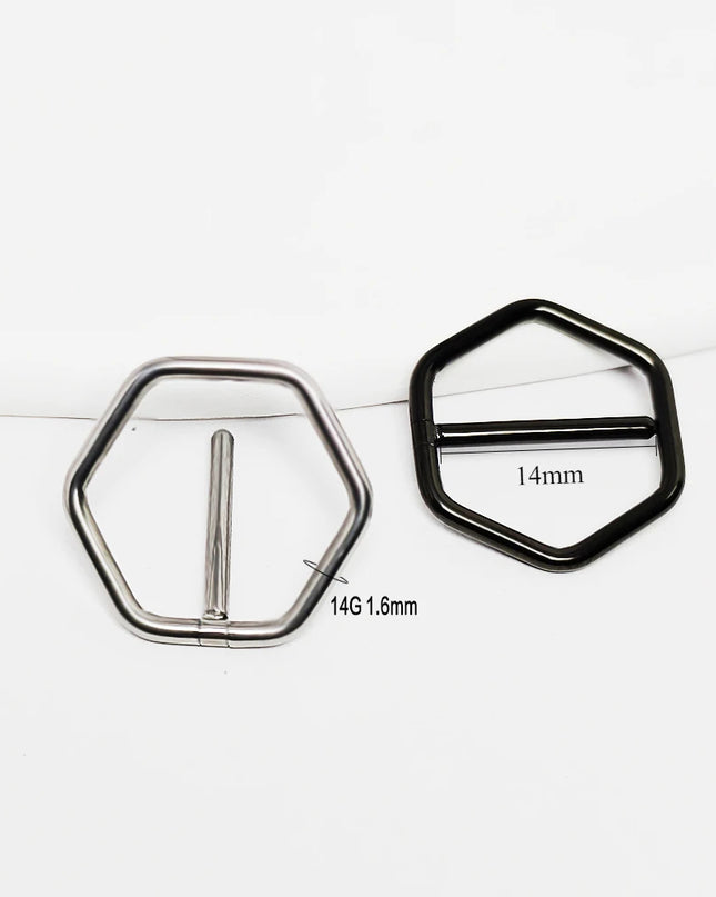 F136 Titanium 14G Nipple Piercing Ring Clicker ZC Round Hexagonal Nasal Septum Jewelry for Men And Women