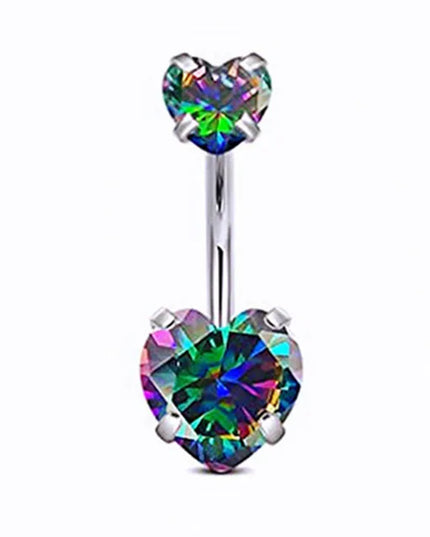1PCS Butterfly Belly Button Piercing Jewelry 14G Heart Belly Ring Body Piercing Bee Navel Piercing Belly Bars Piercing Ombligo