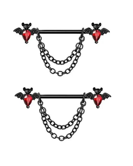 1-8Pcs Belly Button Rings for Women Steel Nipple Piercing Halloween Nose Rings Industrial Barbell Cartilage Earrings Stud Septum