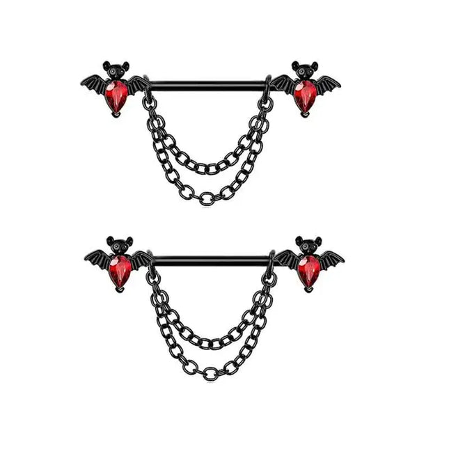 1-8Pcs Belly Button Rings for Women Steel Nipple Piercing Halloween Nose Rings Industrial Barbell Cartilage Earrings Stud Septum