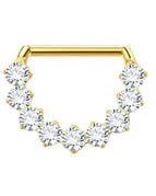 A-Gold Color / Nipple Rings / 14G 1.6x14mm|body