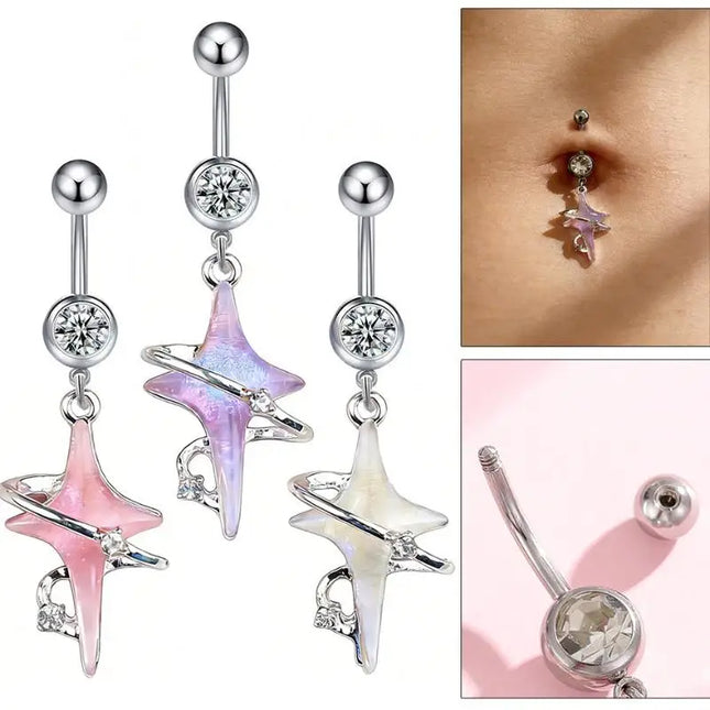 Belly Button Navel Piercing Navel Women Dangling Body Navel Jewelry Belly Button Rings Charm