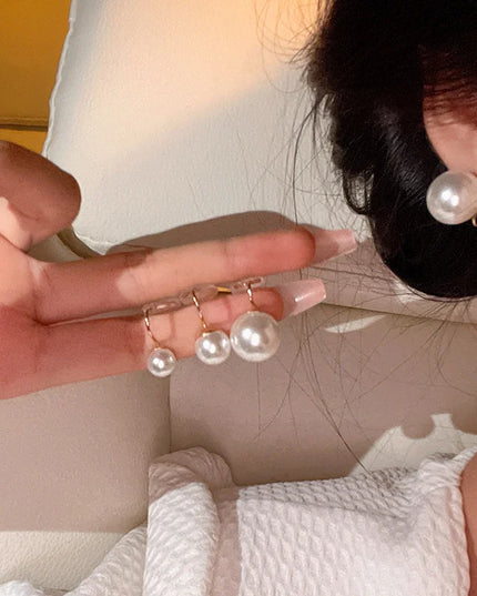 Pearl Ear Clip Fashion Without Ear Hole Earings Simple Ear Cuff Fake Piercing Fashion Jewelry Sweet Earings For Women