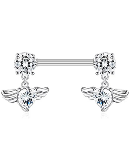1Pcs Heart Belly Button Rings Pink 14G Women Fashion Belly Ring Dangle Cz Butterfly Punk Spider Navel Piercing Barbell Pircing