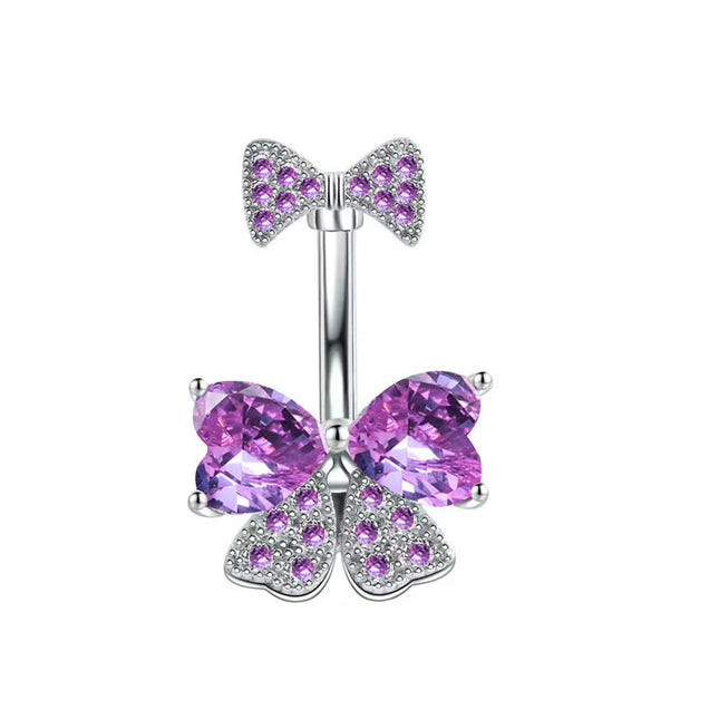 Sexy Piercing Navel Nail Body Jewelry For Women Girls Personalized Simple Cross Pendant Belly Button Rings Gifts