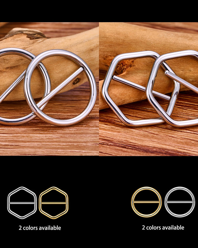1/10pcs G23 Titanium Piercing Nipple Piercing Breast Ring Minimalist for Women Round Geometric Nipple Ring Body Piercing Jewelry