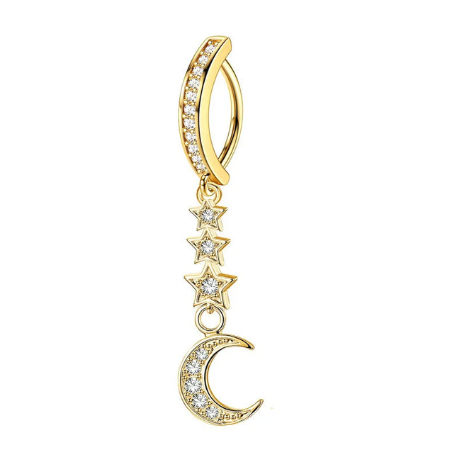 Exquisite Butterfly Belly Button Sexy Body Piercing Jewelry For Women Zircon Navel Barbell Fashion Belly Rings Gifts