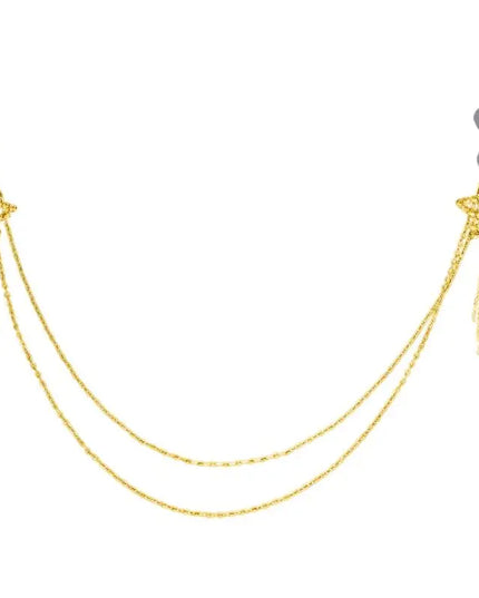 Rhinestones Star Tassels Nipple Chain Noose Rings No Piercing Nipple Jewelry for Women Festival Club Bra Body Chain