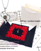 White Gold heart  box set
