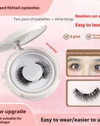 UBS053 / 2pair Eyelash Plus White Clip