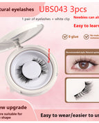 UBS043 3pcs / 1pair Eyelash Plus White Clip