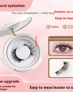 UBS043 / 2pair Eyelash Plus White Clip