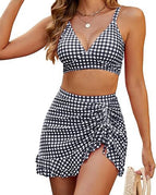 Black And White Plaid / L
