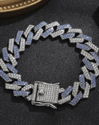 Diamond Silver Blue 8inch