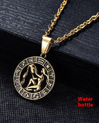 Aquarius with chain