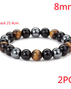Black 21.4cm 2pcs / 8mm