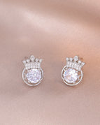 E1133 Crown Earrings