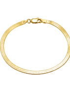 18K Gold 3mm180mm / 925 Silver