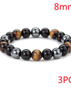Black 3pcs / 8mm