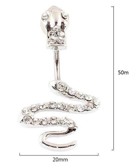 Crystal Belly Button Rings Navel Ring Zircon Drop Dangle Body Belly Piercing Jewelry for Women Beach Belly Navel Rings