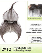 Mocha Brown / Bangs Style / 2x12