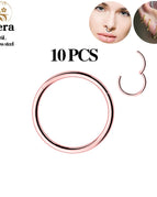 10Pcsrose Gold Color / 1.2X10Mm