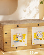 Scratch Resistant / Naughty Cat Door Curtain