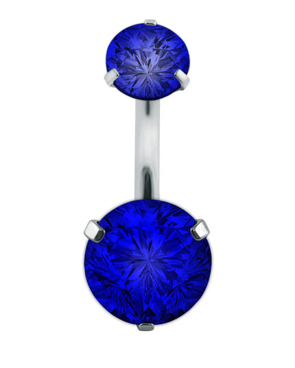 Crystal Belly Button Rings Navel Ring Zircon Drop Dangle Body Belly Piercing Jewelry for Women Beach Belly Navel Rings