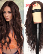 Dark brown / 18 inches / 200 13x4