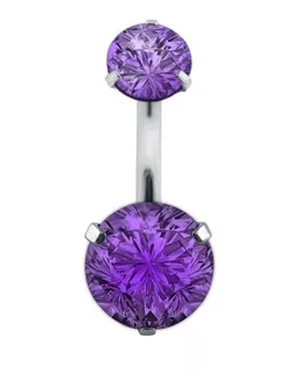 Crystal Belly Button Rings Navel Ring Zircon Drop Dangle Body Belly Piercing Jewelry for Women Beach Belly Navel Rings